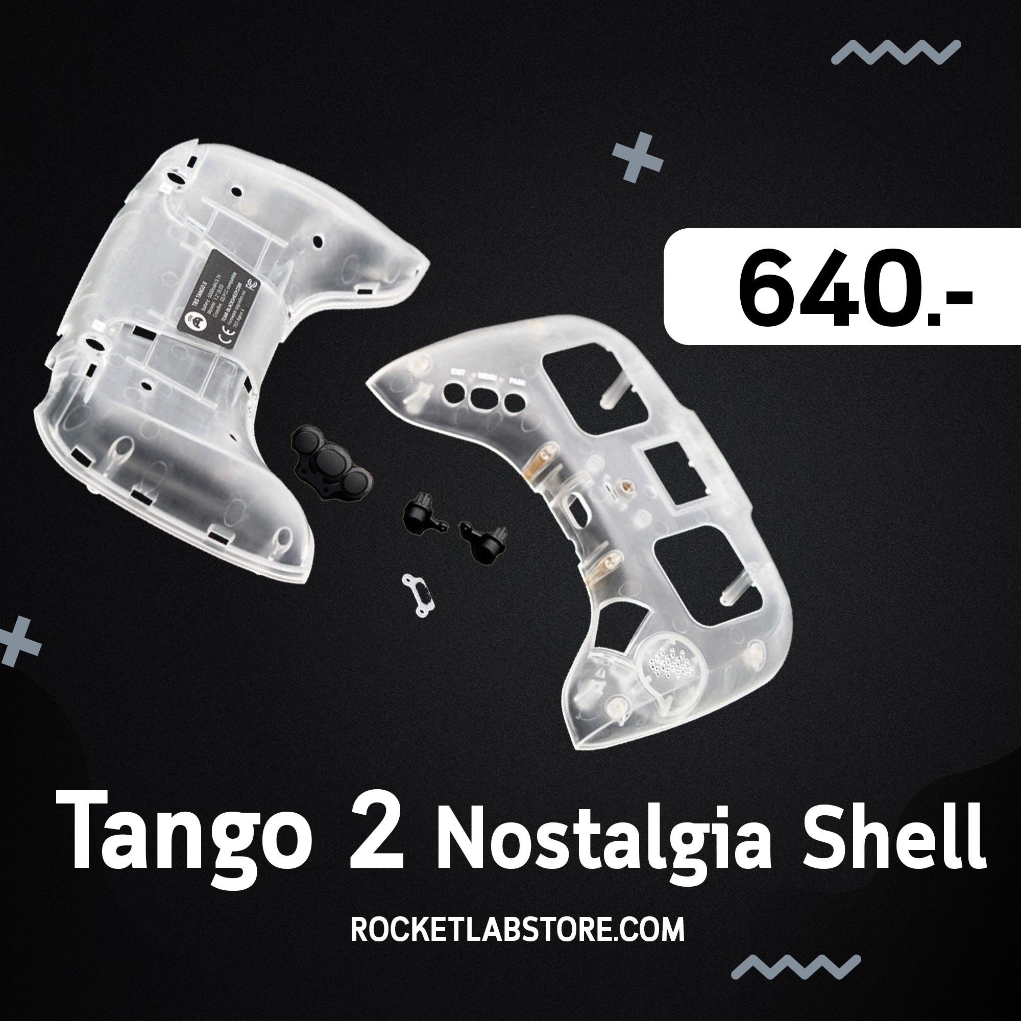TBS Tango 2 Nostalgia Case - Clear Shell